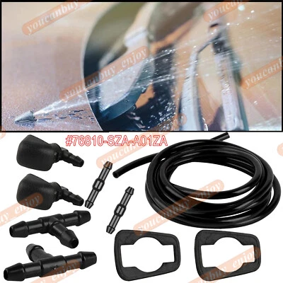 For Honda Pilot 2009-2015 Windshield Hood Nozzle Wiper Spray Kit 76810-SZA-A01ZA - Изображение 1 из 4