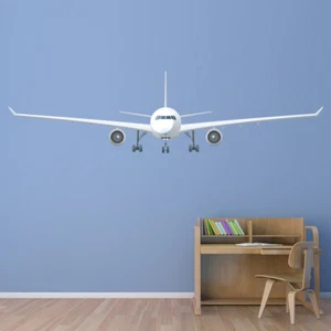 White Airplane Wall Sticker WS-41215 - Picture 1 of 12