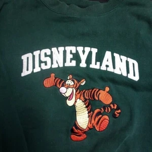 Vintage Disneyland Spell Out Tigger Embroidered Crewneck Sweatshirt - Picture 1 of 6