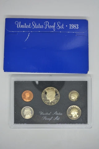 1983 U.S. PROOF SET 5 COINS TOTAL  FREE SHIPPING Cover