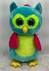 Ty Beanie Boo Opal Owl Plush Stuffed Animal 17" Birthday July 6 - Picture 1 of 7