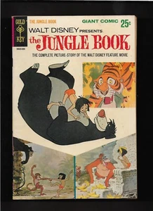 1967 1st ISSUE " JUNGLE BOOK " GOLD KEY COMIC BOOK ORIGINAL & COMPLETE - Picture 1 of 15