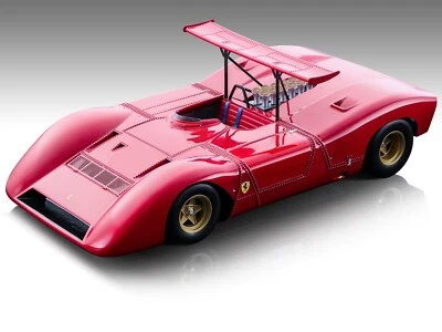 FERRARI 612 CAN-AM RED PRESS VERSION (1968) 1/18 MODEL BY TECNOMODEL TM18-250 A - Image 1 of 3
