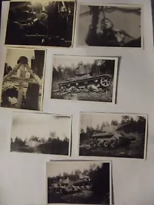 11 FOTO ORIGINALI IN PICCOLO FORMATO WERMACHT FRONTE RUSSO 1942 - Bild 1 von 2