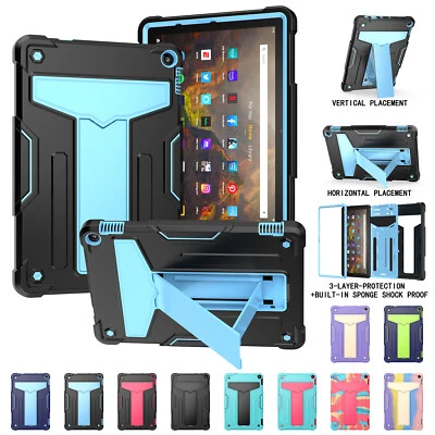 For Amazon Fire HD 10/HD 10 Plus 2021 HD8 10th 2020 Shockproof Stand Rugged Case - Image 1 of 4