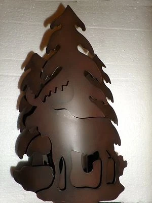 Hampton Bay Wildlife Moose 13"  Wall Sconce 181 462 Antique Copper - Image 1 of 4