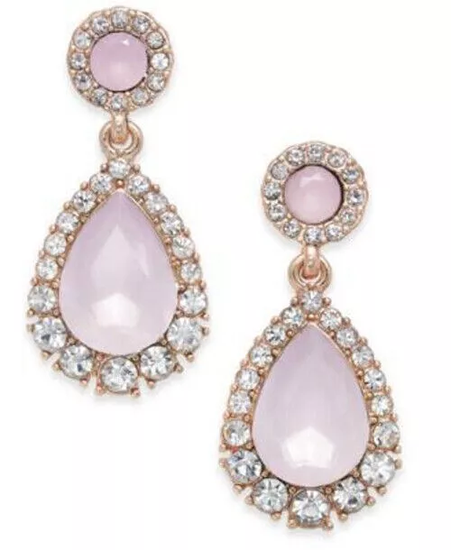 Pendientes colgantes de piedra rosa claro Charter Club J2264 para mujer Foto 1 de 1