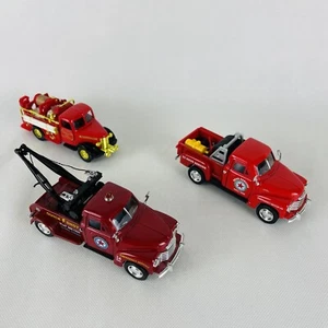 KINSMART  Rescue Series: Fire Truck,Wrecrer Truck And Road Services Truck, - Picture 1 of 12