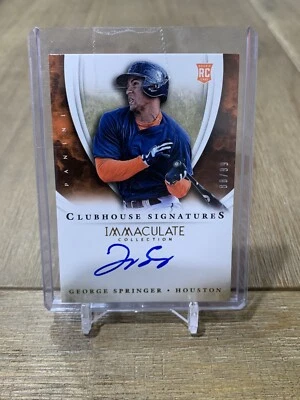 2014 George Springer Immaculate Auto /99 - Image 1 of 3