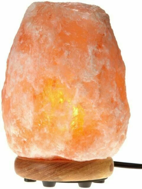 WBM 1002 120V Himalayan Glow Hand Carved Natural Crystal Salt Lamp - Pink