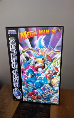 Complete ✹ MEGAMAN X3 ✹ Sega Saturn Game ✹ PAL Version ENGLISH ✹ W/Inserts - Image 1 of 4