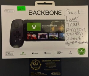 Backbone One BB-02-B-XW Lightning Mobile Gaming Controller iPhone - Black - Picture 1 of 5