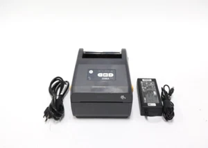 Zebra ZD421 Direct Thermal Label Printer ZD4A042-D01W01EZ with/ Power Adapter - Afbeelding 1 van 11