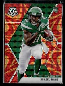 2020 Panini Mosaic #225 Denzel Mims Prizm Reactive Orange