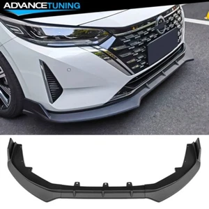 For 24-25 Nissan Sentra IKON Style 3PCS Front Bumper Lip Spoiler PP Matte Black - Picture 1 of 5