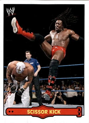 2012 Topps Heritage WWE #18 Booker T/Scissor Kick Ringside Action - Image 1 of 2