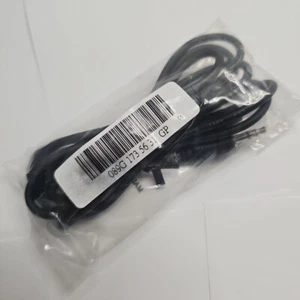 Cavo audio jack 3,5 mm maschio a maschio lungo 6 piedi nero - Foto 1 di 6