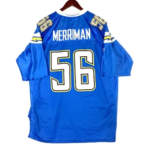 Shawne Merriman #56 Los Angeles Chargers Reebok Jersey 2XL Blue Nfl 90s - Picture 1 of 4
