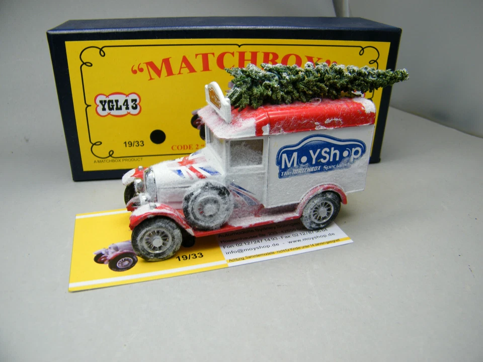 Matchbox MoY Code 2 YGL-43 Morris Moyshop Weihnachten blaue Box 1 von 18 (b) - Bild 1 von 3