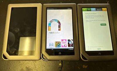 3 Barnes & Noble Nook Tablet 8GB, Wi-Fi, 7in - Silver Read Description - Image 1 of 4