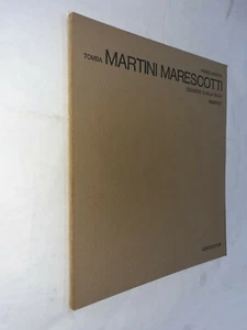 TOMBA MARTINI MARESCOTTI QUADERNI VILLA GIULIA N 1 - MORETTI - LERICI - 1966 - Imagen 1 de 1