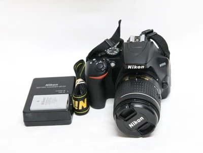 Nikon D3500 DSLR Camera with 18-55mm G DX VR Lens Shutter count 2500 - Image 1 of 4