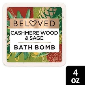 Lote de 2 queridas bombas de baño de madera de cachemir y salvia - 4 oz - Imagen 1 de 1