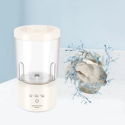Socks Washing Machine 1.6L Mini Portable Washing Machine for Socks Underwear - Image 1 of 4