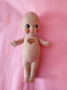 Antike Rose O'Neill Kewpie deutsche 6,5" Puppe aus Biskuit 2 Aufkleber Etiketten eingeschnitten - Bild 1 von 12