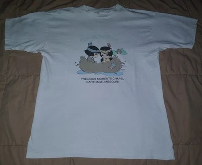 CAMISETA VINTAGE 1994 PRECIOSOS MOMENTOS YENDO A LA CAPILLA AÑOS 90 SELLO PUNTADA ÚNICA Foto 1 de 4