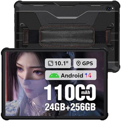 OUKITEL RT9 Outdoor Tablet 10.1 Zoll 24GB + 256GB 11000mAh 5G Android 14 Tablet - Bild 1 von 4