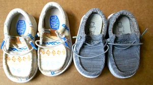 Hey Dude Wally Blend Leinen Steingrau & Serape/Desert Horizon Slipper Halbschuhe - Bild 1 von 7