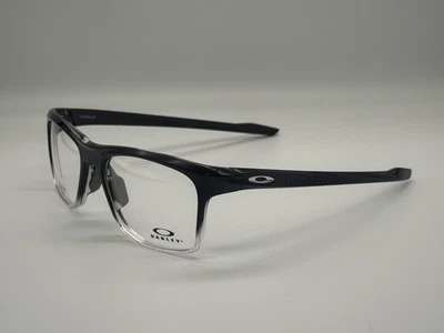 NEW OAKLEY OX8144-0457 POLISHED BLACK FADE EYEGLASSES FRAMES RX 57-18 - Image 1 of 4