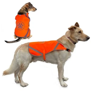 Reflective Dog VestOrange Dog Safety Vest for HuntingReflective Dog Dress f - Picture 1 of 8