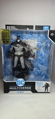 Mcfarlane DC Multiverse - Batman: Arkham City: B&W Batman (Gold Label)(Sem BAF) - Imagem 1 de 4