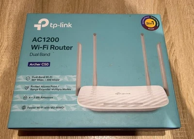 TP-LINK Router Wireless Dual Band AC1200 - Archer C50 - Immagine 1 di 3