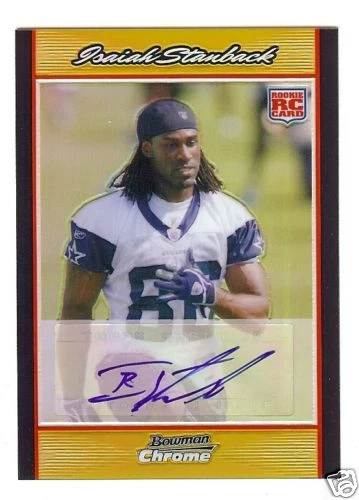2007 BOWMAN CHROME "GOLD REFRACTOR" ISAIAH STANBACK RC AUTO AUTOGRAPH #29/50 - Image 1 of 1