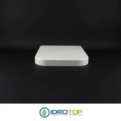 IDROTOP Copriwater per FLAMINIA TERRA come ORIGINALE TERMOINDURENTE BIANCO cerniera