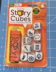 Gamewright Rory's Story Cubes Original Set 9 Cubes/Images/Bag 10 Best Games NIDP - Picture 1 of 2