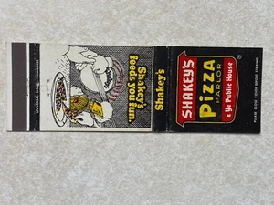 AT576 Vintage Matchbook Cover Shakey's Pizza Parlor Restaurant Advertisement - Picture 1 of 2