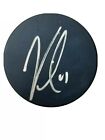 Autographed VINCENT "VINNY" LECAVALIER Hockey Puck (Plain Black)