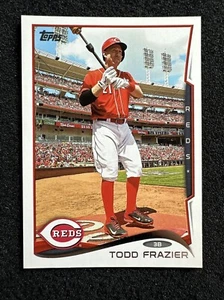 TODD FRAZIER #580 2014 Topps Baseball QTY Cincinnati Reds - Foto 1 di 2