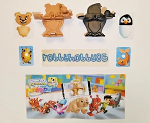 SERIE COMPLETA EATING TIME ANIMALS VQ113 - VQ114 + 2 BPZ KINDER ITALIA 2024/2025 - Picture 1 of 1