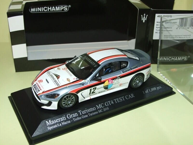 MASERATI GRAN TURISMO MC GT4 TEST CAR N°12 2010 SPERATI  MINICHAMPS 1:43 - Photo 1/1