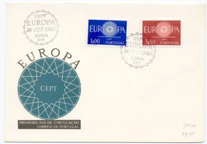 Portugal 1960 First Day Cover Europa Stamp Issue #866-67 Cachet - Picture 1 of 1