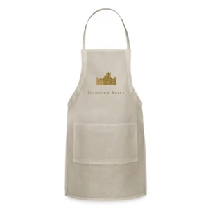 Downton Abbey Logo Highclere Castle Apron - Picture 1 of 13