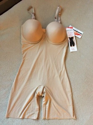 Body Red Hot SPANX talla L neutro sin tirantes ahuecado modelador estilo 10173R nuevo con etiquetas Foto 1 de 4