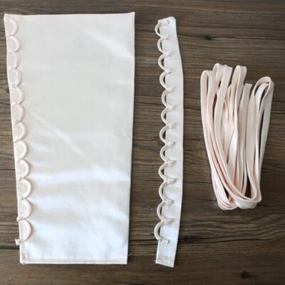 Conjunto 3 em 1 kit de espartilho de cetim com cadarço zíper substituição vestido de casamento cores costas - Imagem 1 de 4