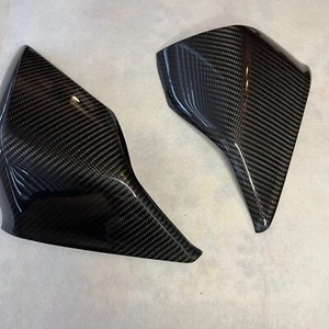 Carbon Fiber Dashboard Cover Side Instrument Hood Panel For C8 Corvette 20-23 - Picture 1 of 6