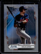 Nolan Jones 2019 Bowman Sterling  - #BPR-2  - Cleveland Guardians
